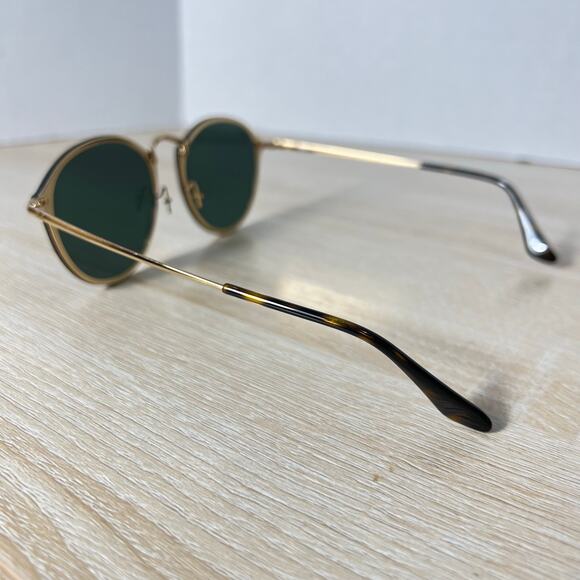 Ray-Ban RB3574-N 001/71 Sunglasses Gold Green Lenses 59-14-145 READ DESC Italy
